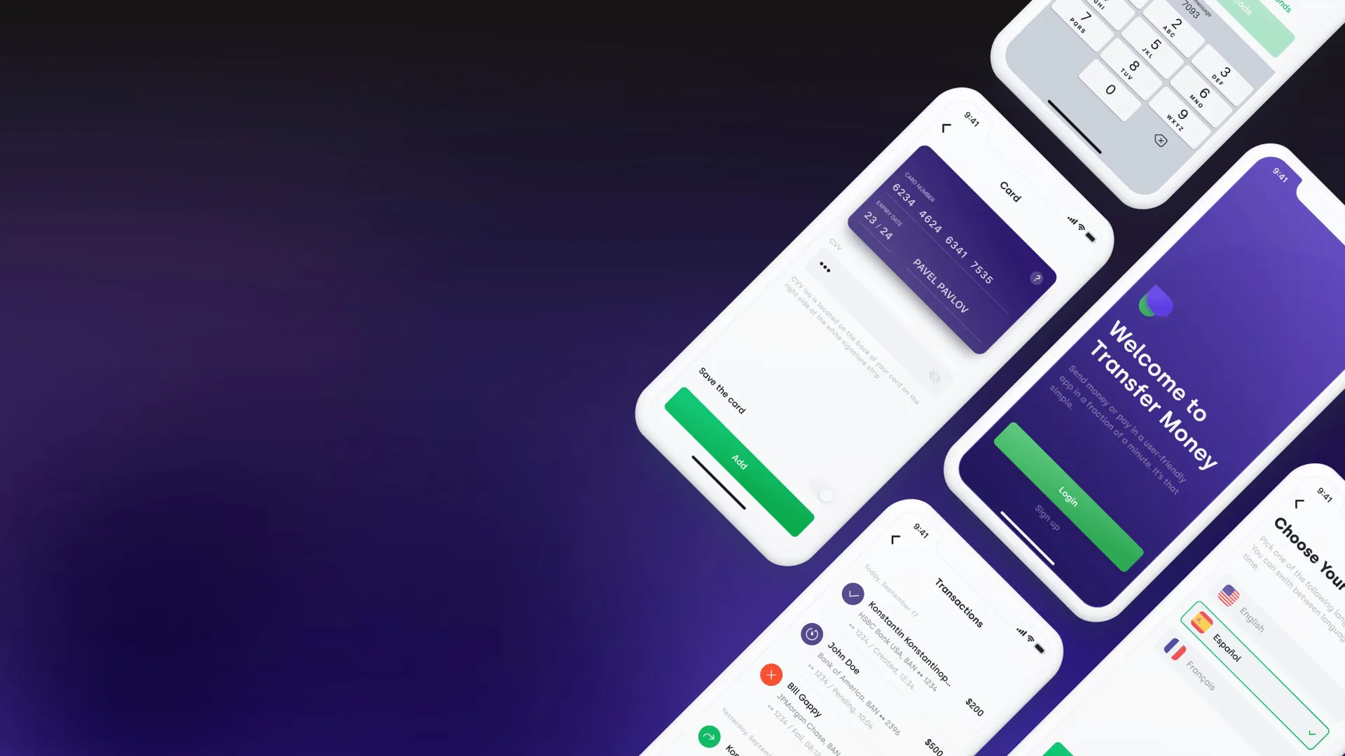 Mobile Bank Transfer App