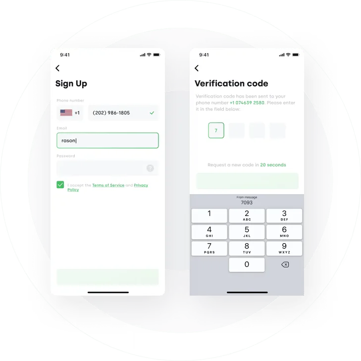 Design for International Money Transfer App