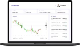 A Web App for Trading Highly Volatile Instruments