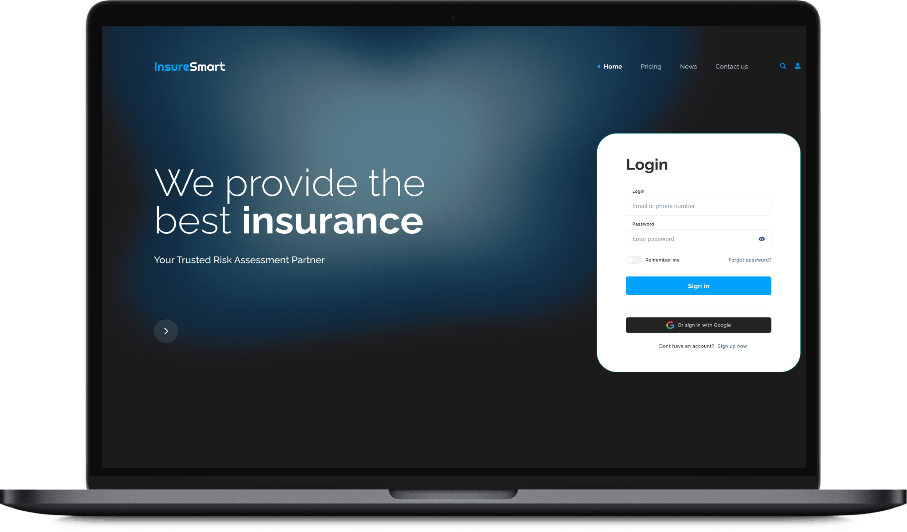 Risk assesment platform for insurance agents