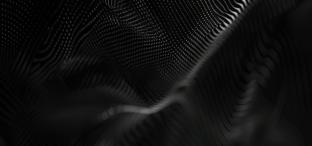 black background