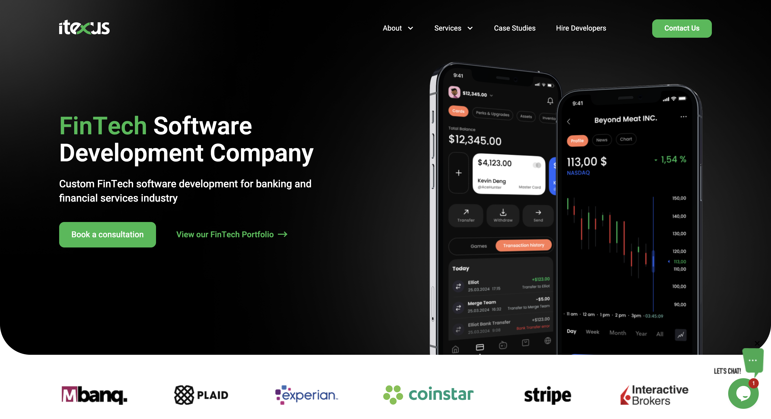FinTech software development company
