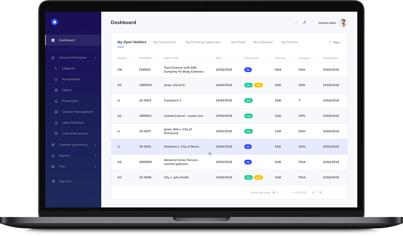 Migration of a Legal Case Management System to the .NET Framework