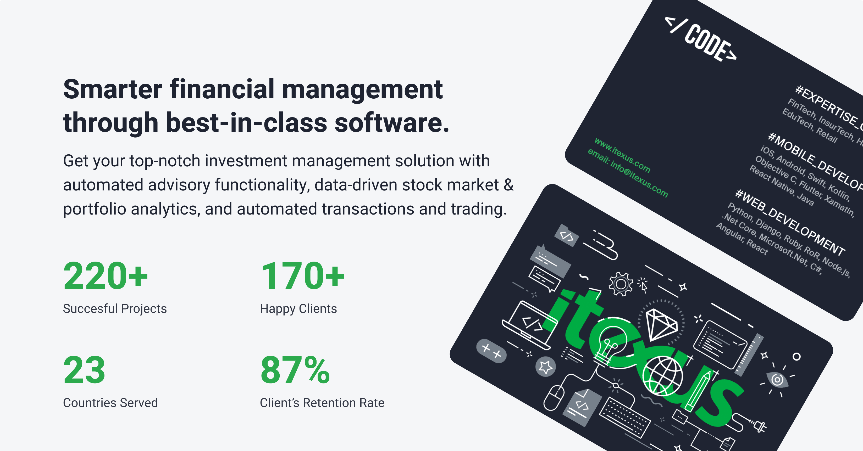 🟢 Investment Software Development Companies in 2023