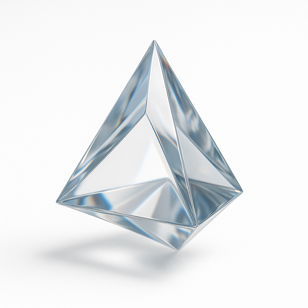 glass tetrahedron-itexus