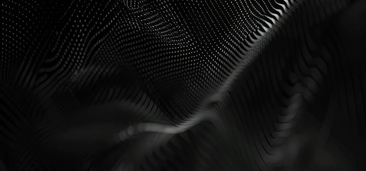 black background