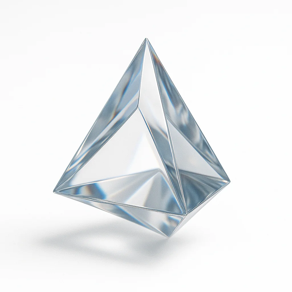 glass tetrahedron-itexus